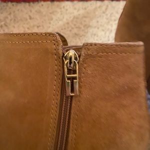 All leather suede boots